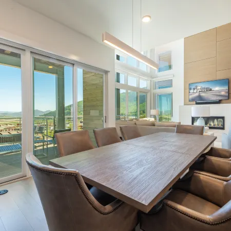 Slopeside Home Three Balconies Mountain Views Private Hot Tub Outdoor Swimming Pool Hiking Biking