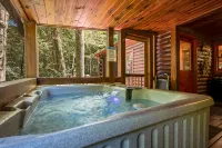 Secluded Cabin by Big Creek with Hot Tub - Cozy Rustic Retreat