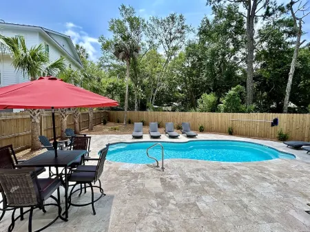 Gorgeous Pool and Entertaining Spaces - Stunning Isle of Palms Retreat