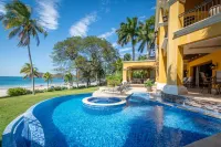 Elegant Mediterranean-Style Mansion with Beachfront Views and Private Infinity Pool - 4-Star
