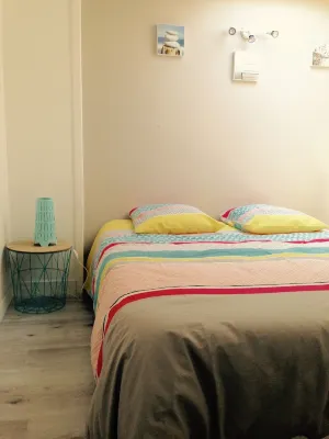 ANGLET, love bedroom, apartment T3, facing GOLF LE PHARE