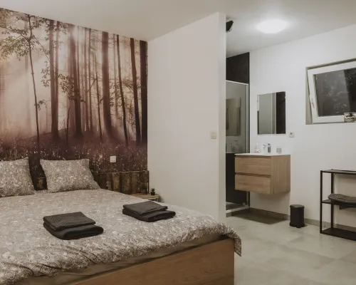 City rock: bright new 2bed/2bath downtown apartment Hoteles en La Roche-en-Ardenne