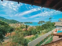 Ubatuba Tenório Beach. Sea view. Excellent Family Res with Pool