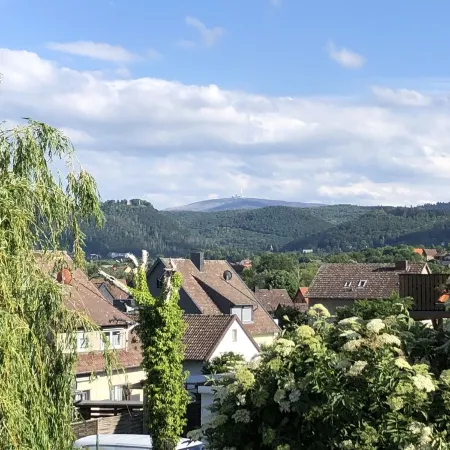 Cozy vacation apartment with a view of the Harz Mountains, near the center of Bad Harzburg