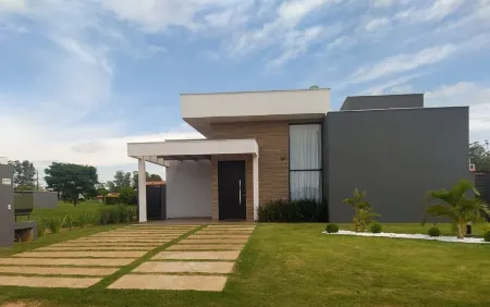 Modern country house in a resort in the interior of São Paulo