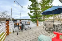 Dock, Deck & View: Lakefront Chippewa Falls Studio - 2-Star