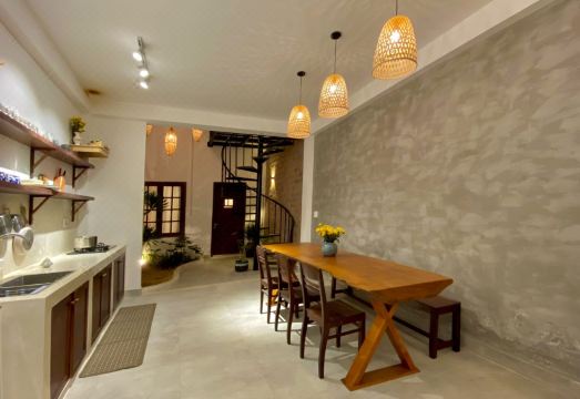 호이안 오크라 호스텔 침대