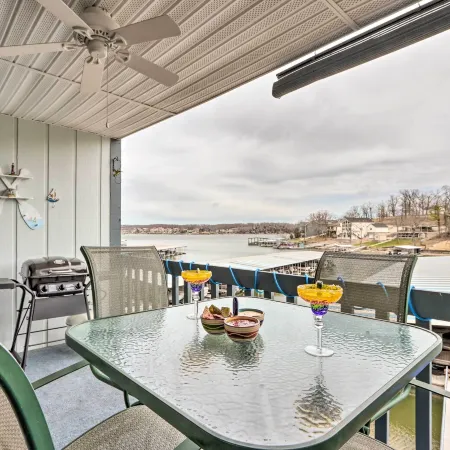 Pool + Boat Slip Available: Osage Beach Condo!