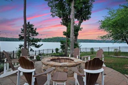 Spacious Waterfront Home on Lake Norman With Firepit, Views, and Dock Access