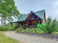 Mtn Views, Yard, and Fire Pit Multi-Level Cabin Hotels in Cowee