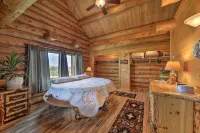 Exquisite Log Home with Lander Valley Views! - 3-Sterne
