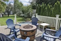 Perfect modern downtown Red Bank Deck and Hot Tub