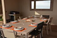 Villa with breathtaking views of Pinarello bay and beach