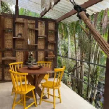 Peace, tranquility, quiet, inn, lake, waterfall, rest, chalet