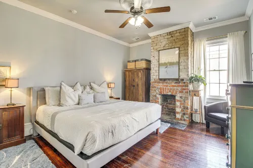 Historic Savannah Home with Original Fireplaces