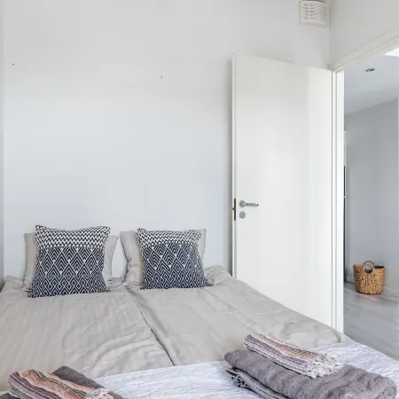 Modern 1BR Home with Sauna & Balcony