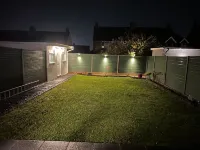 A peaceful home with a garden