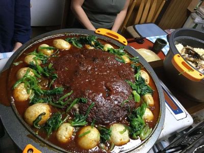 料理 北条水軍ユースホステルの写真