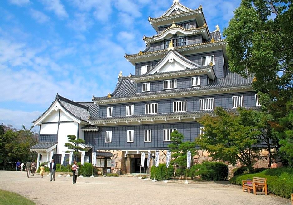 오카야마 고라쿠 호텔의 레스토랑 조식 뷔페