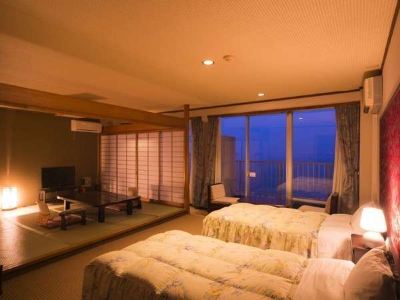 和洋式オーシャンビュールーム(浴室) 鷲羽グランドホテル 備前屋甲子の写真