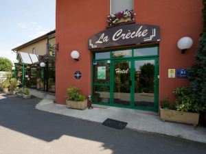 La Crèche飯店餐廳及其室內游泳池 - Logis Hôtels