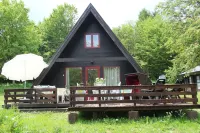 Pitched roof holiday home in the nature park on the Twistesee in an absolute forest location