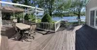 Modern Lake House w/Private Lakefront, Fire Pit, Kayaks, Amenities, Massive Deck Hotels near Marcellus Park