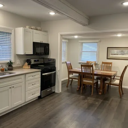 Charming two bedroom on the corner, newly renovated with a sweet porch.