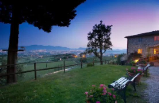 XII century farmhouse on the hills above Lucca with chef. Only local food.