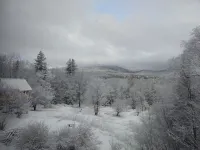 Cozy warm treehouse with Amazing views!  Winter Paradise! Hike from cabin