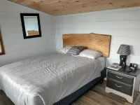 "Twins East" Waterfront property and micro cabin- 10 minutes from Watkins Glen!