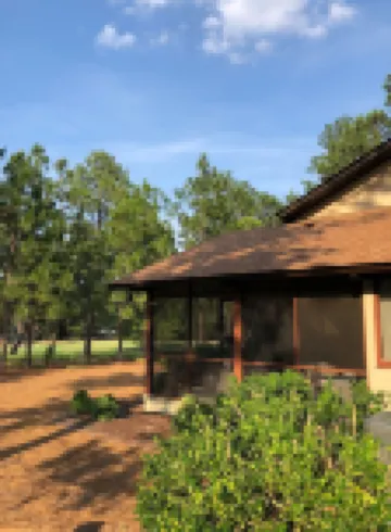 Contemporary Scandinavian styled home on the 7th hole of Pinehurst #1