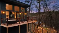 NEW Romantic Retreat/HotTub/FirePit/King Bed/Views - románticos