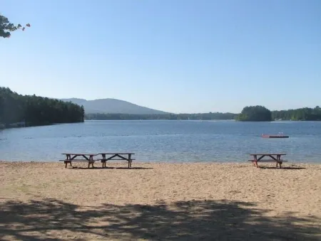 Cozy 3-bdrm with Ossipee Lake access, near White Mntns, Skiing, Shopping, Hiking Отели рядом с достопримечательностью «Danforth Bay Camping & RV Resort»