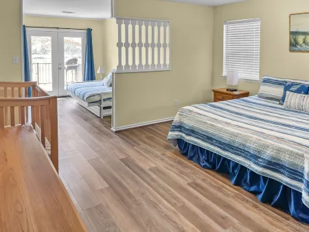 Waterfront, gorgeous sunsets, sandy beach, dogs allowed.