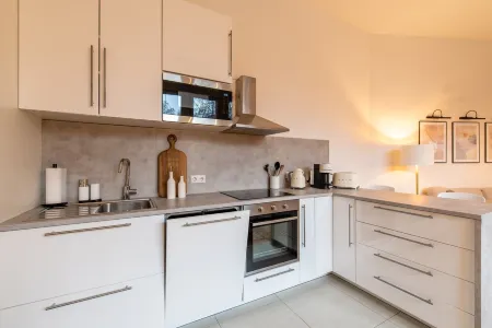 Casita Loft with 80 sqm (air-conditioned), with good transport connections Отели в г. Людвигсхафен