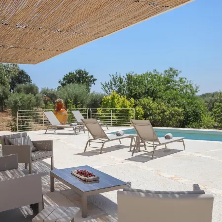 TD Casa Lul Panoramic Pool Over Mediterranean Scrub