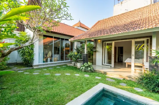 Special Nyepi Offer! Jungle Amaranth Villa Canggu – Exclusive 3BR Retreat with Pool من الخارج Photos