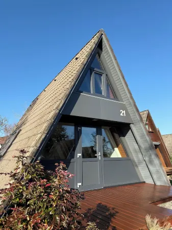 Ferienhaus mit See- und Bergblick in Perfekter Lage Отели в г. Имменштад