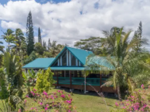 Hale Anuenue Nuku - the Rainbows End 3 Bedroom Home by RedAwning Hotéis em Keaau