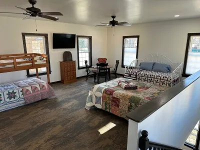 Schoolhouse renovated into Cozy 2-bedroom house in downtown Clear Lake.