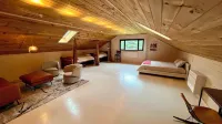 Modern Rustic Log Chalet w/ mtn views, pool & bonus loft on 17 secluded acres