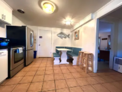 Marshfront Suite downstairs @ the Sea Pear Cottage — views + steps to the beach!