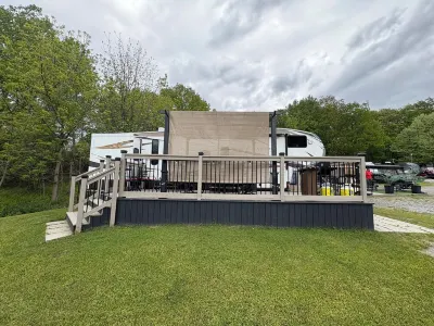 Large Trailer at Sherkston Shores Resort Hotels near Wyldewood Beach