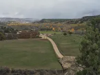 Private level of the home is located on a private 160 acre ranch