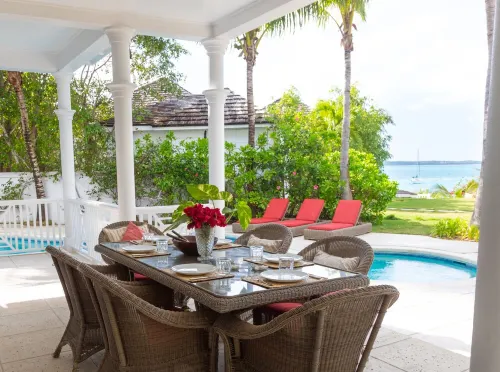 BREATHTAKING : on water front with panoramic views + pool + dock