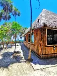 Beautiful cottage in front of the sea. Tulum.