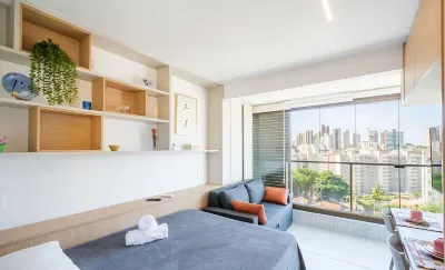 Modern and Fully Equipped Apartments 500m From Barra Beach in Salvador ZBN Hotel di 