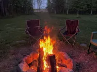 Cozy Cabin on Little Moose Lake & Snowmobile Trail 艾塔斯卡縣住宿飯店