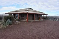 Unique top of the world straw bale cottage has ASTOUNDING views.
